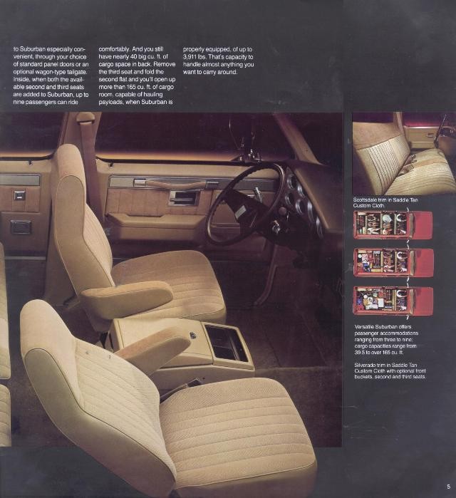 1985 Chevrolet Surburban Brochure Page 1